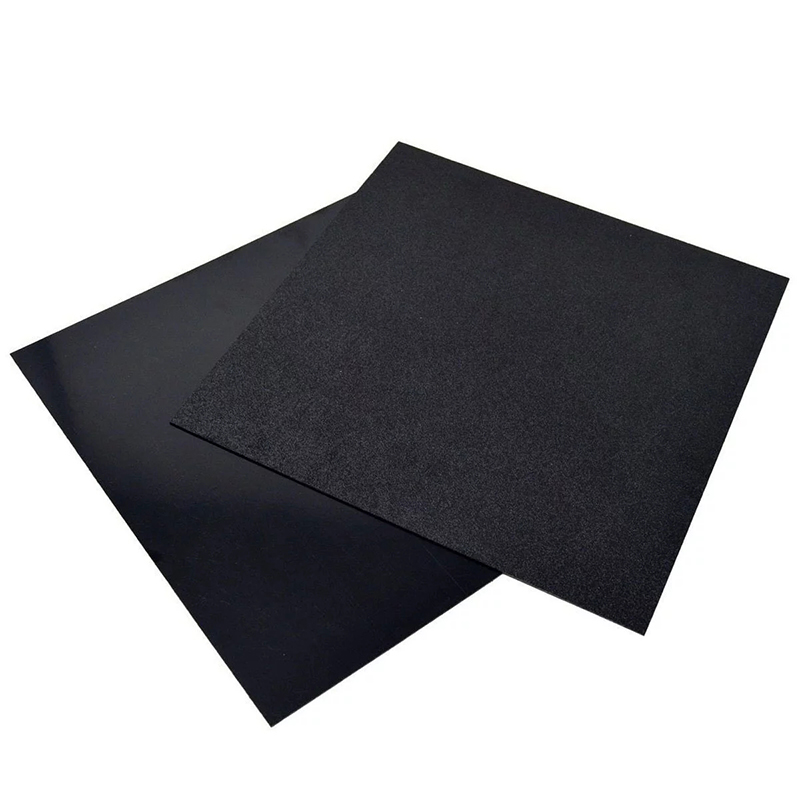 2mm黑色再生HIPS板材，適用于通用熱成型