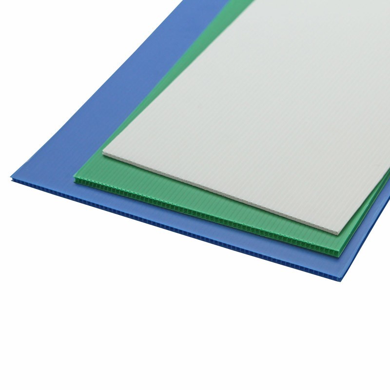 img 1 of 4英尺 x 8英尺 ESD PP 瓦楞板，適用于潔凈室隔斷
