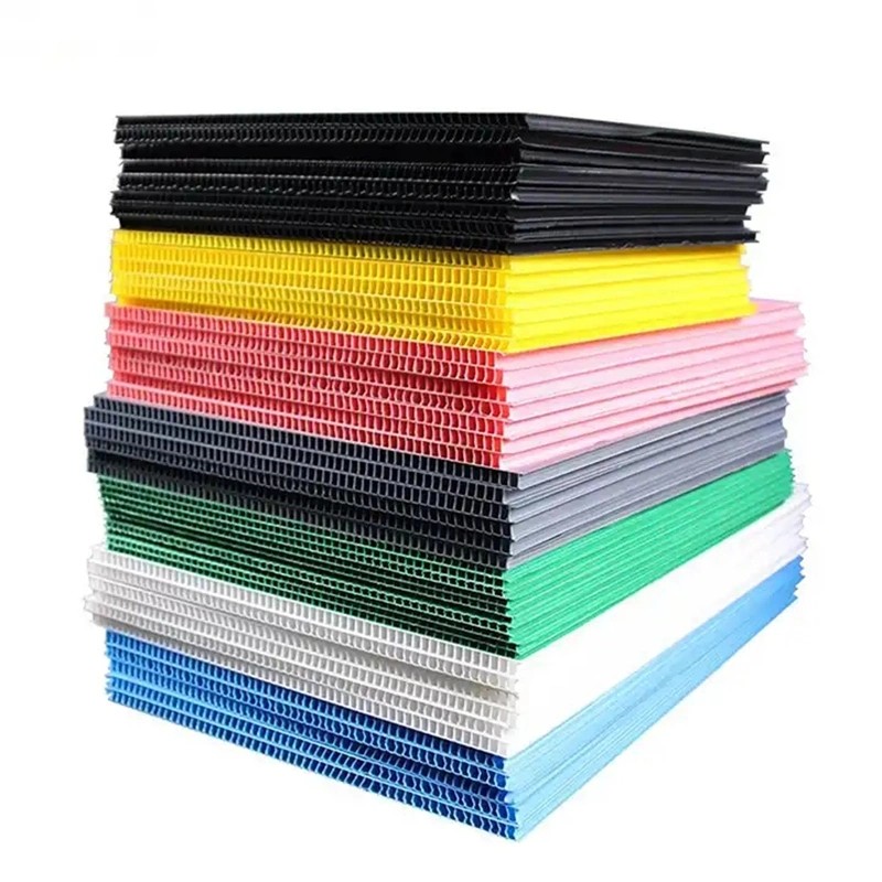 img 4 of 4英尺 x 8英尺 ESD PP 瓦楞板，適用于潔凈室隔斷